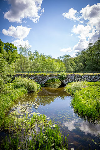 Foto på Åsumbron i Sjöbo kommun