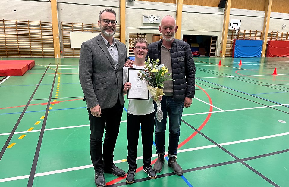 Utdelning av stipendium till Leo Norlin
